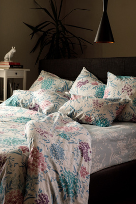 КПБ Изабель поплин 1.5 сп (пододеяльник на молнии)